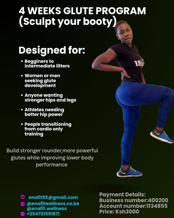 4 WEEK GLUTE PROGRAM (Sculpt your booty)