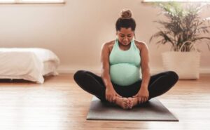 9 months pregnant fitness challenge